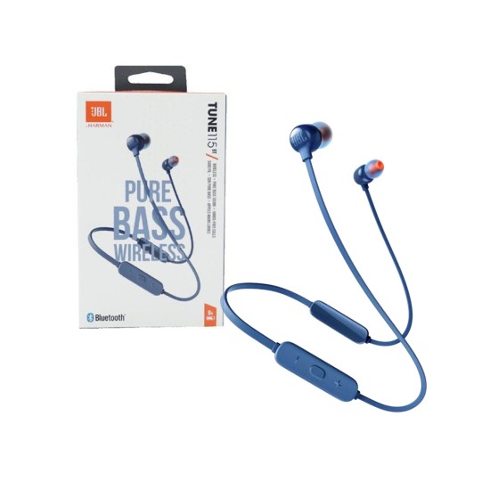 JBL TUNE 115BT WIRELESS IN-EAR HEADPHONES WITH NOICE CANCELLATION 3.7V/160MAH BLUE 